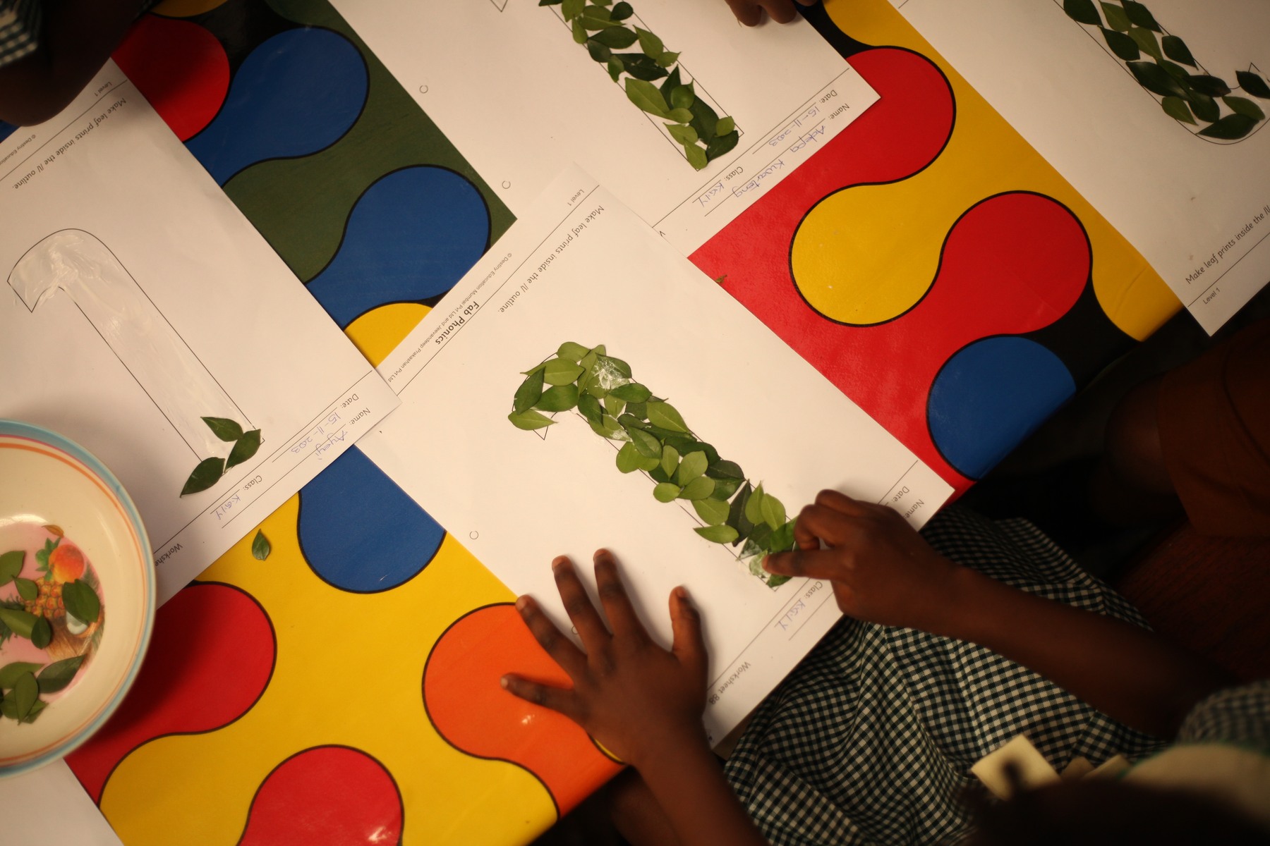Mount Olivet School classroom activity